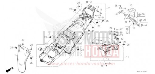 KOTFLUEGEL, HINTEN XL750P de 2023